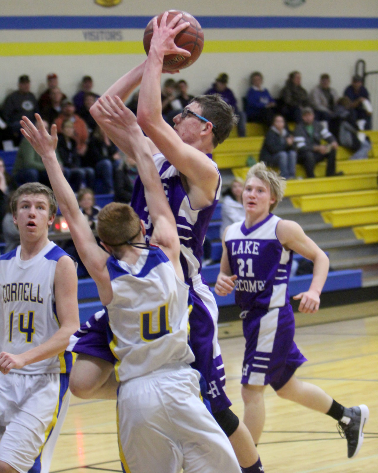 Lake Holcombe at Cornell boys basketball 1-10-19